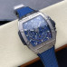 Super Clone Hublot Spirit of Big Bang Chronograph 42MM Titanium Case Blue Skeleton Dial HB031