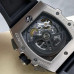 Super Clone Hublot Spirit of Big Bang Chronograph 42MM Titanium Case Blue Skeleton Dial HB031