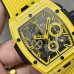 Super Clone Hublot Spirit of Big Bang Chronograph 42MM Yellow Ceramic Case Skeleton Dial HB032
