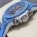 Super Clone Hublot Big Bang UNICO Chronograph 42mm Blue Ceramic Case Skeleton Dial HB034