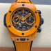 Super Clone Hublot Big Bang UNICO Chronograph 42mm Orange Ceramic Case Skeleton Dial HB035