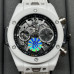 Super Clone Hublot Big Bang UNICO Chronograph 44mm White Ceramic Case Skeleton Dial HB037