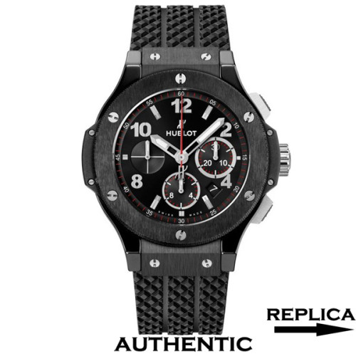 Super Clone Hublot Big Bang Chronograph 44mm Black Magic Ceramic Case And Bezel HB045